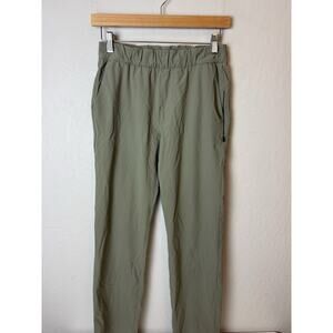 Vuori Pants Womens XS Green Miles Ankle Performance Stretch Quick Dry VW404